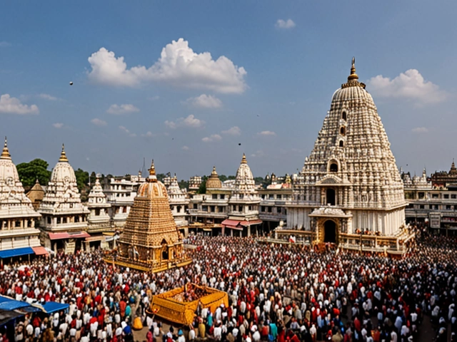 पुरी के जगन्नाथ मंदिर में शुरू हुई 'पहंडी' अनुष्ठान: रथयात्रा का भव्य आयोजन