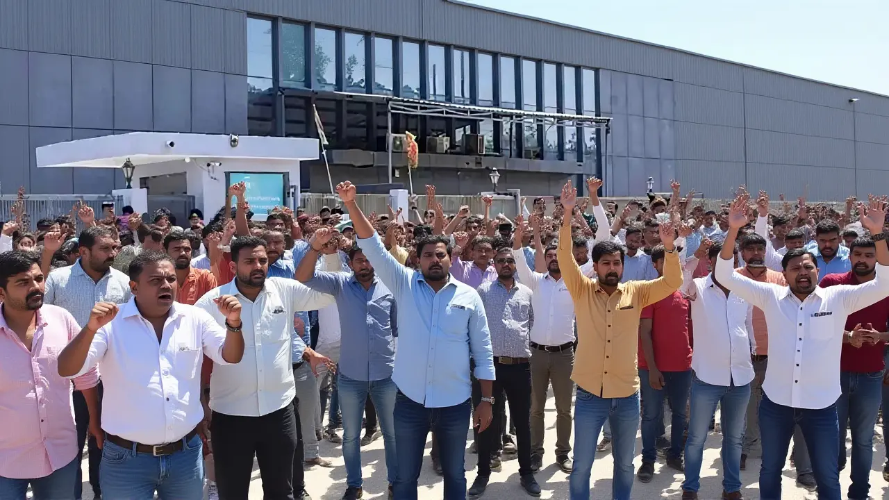 नोएडा में बवाल: 300 कंपनियों में तोड़फोड़, यूपी सरकार ने बढ़ाई न्यूनतम मजदूरी