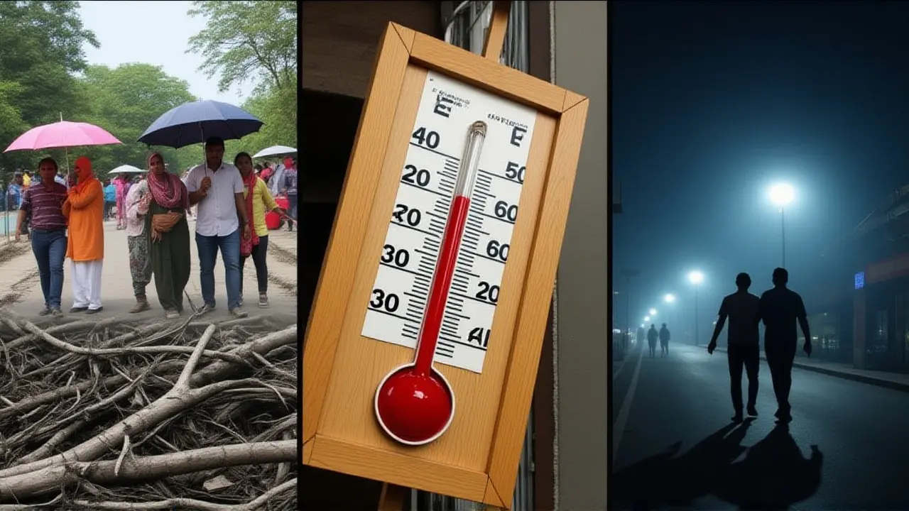 उत्तर भारत में पश्चिमी विक्षोभ से तूफान: तापमान में गिरावट, IMD ने जारी की चेतावनी